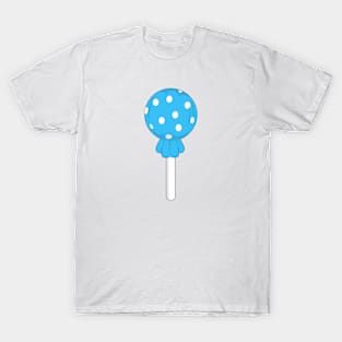 Blue polka dot lollipop T-Shirt